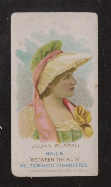 N343 Halls Between the Acts Actresses - Lillian Russell