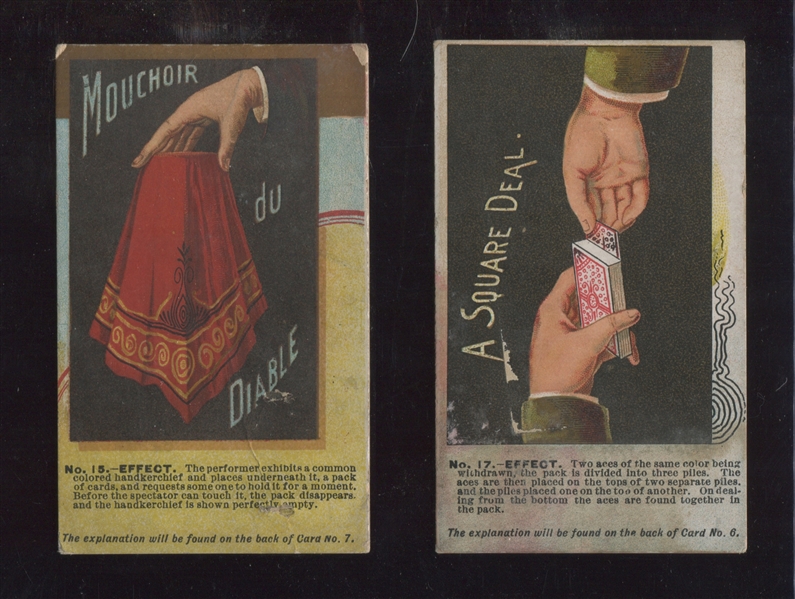 N138 Duke Tobacco Tricks With Cards Pair of Cards