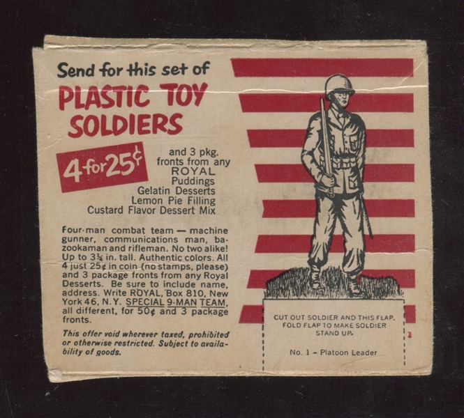 F219-5 Royal Desserts Soldier Stand Up #1 Platoon Leader TOUGH Type