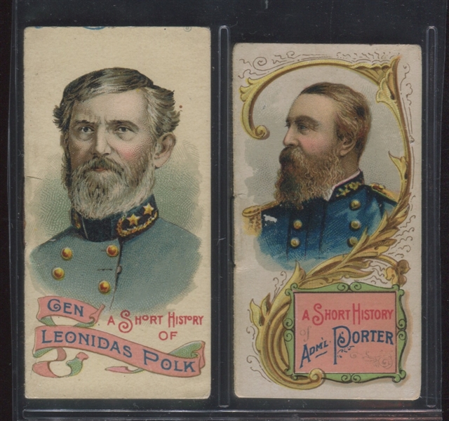 N78 Duke Tobacco Histories of Generals Pair of Booklets