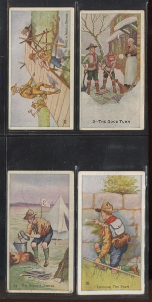 E41 Scout Gum Boy Scouts Lot of (4) Cards