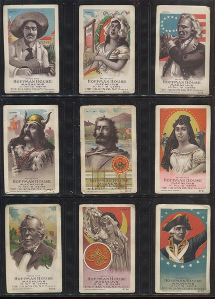 T89 Hilson National Types Lot of (13) Cards