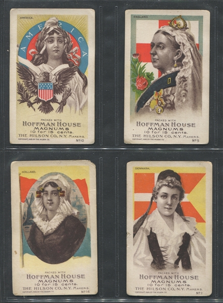 T89 Hilson National Types Lot of (13) Cards