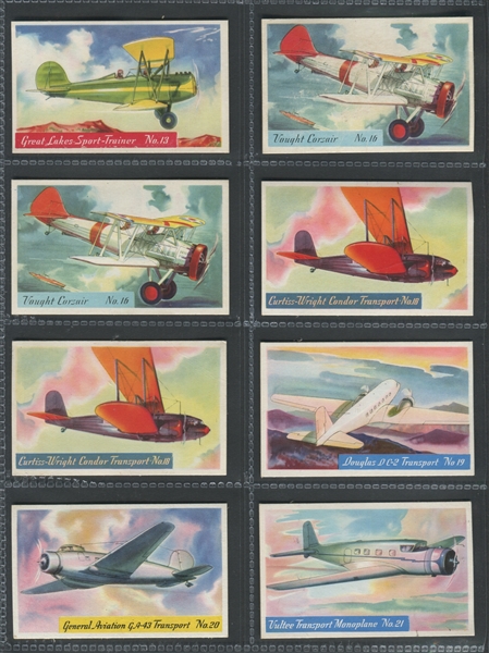 F277-1 Heinz Rice Flakes Modern Aviation Lot of (22) High Grade Cards