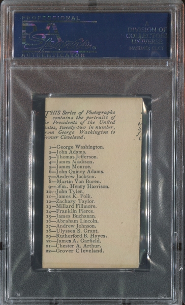 N51 Allen & Ginter Presidents of the Zachary Taylor