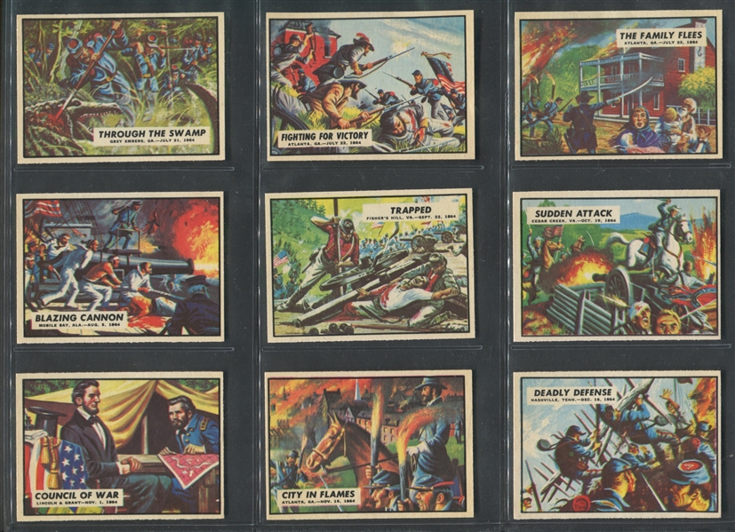 1965 A&BC Civil War News Complete High Grade Set of (88) Cards