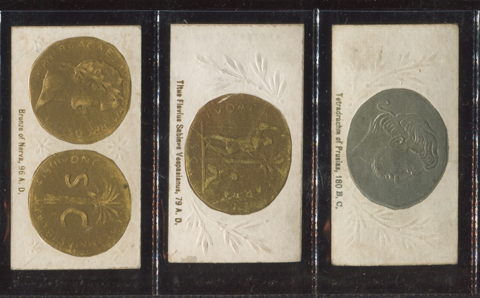 N180 Kimball Ancient Coins Lot of (3) Different Cards