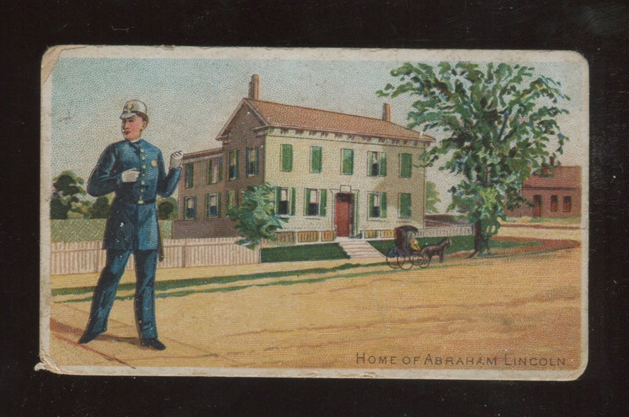 N281 Buchner American Scenes with a Policeman Lot of (2) Cards