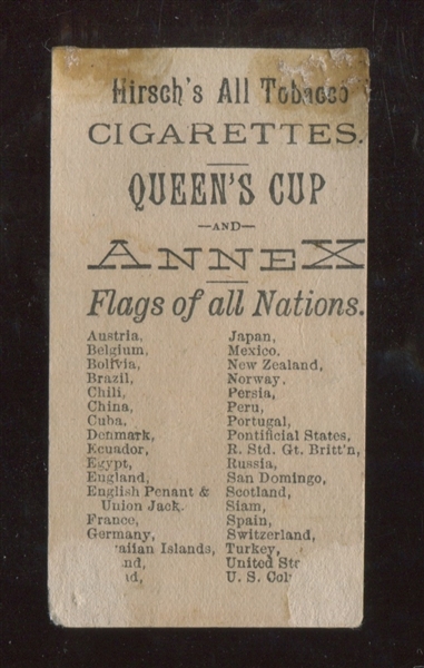 N500 Hirsch Queens Cup Flags of All Nations Denmark 