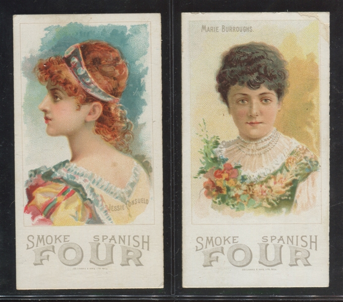 N532 W. R. Gresh Spanish Four Actresses Lot of (2) Cards