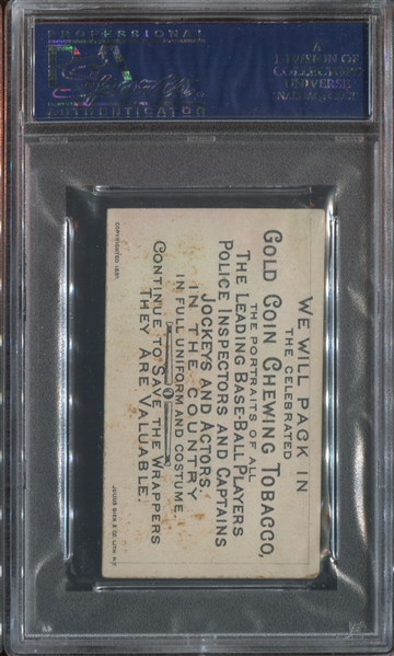 N284 Buchner Gold Coin Actors -Wilson Barrett as The Lord H. Bendish PSA5 EX