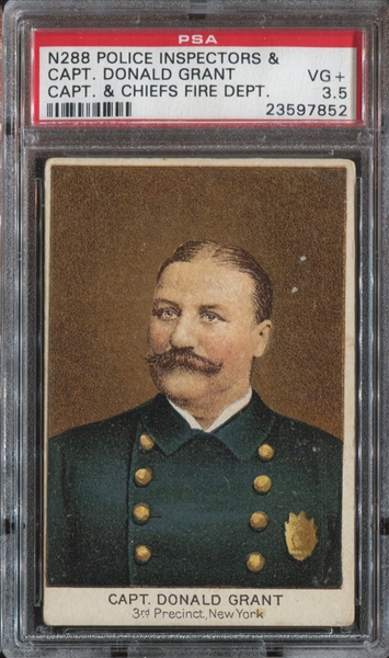 N288 Buchner Police and Fire Inspectors - Capt. Donald Grant PSA3.5 VG+