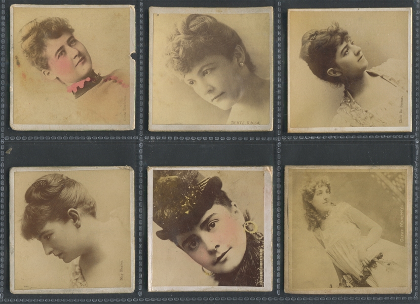 N152 Duke's Photographs from Life Actresses Lot of (18) cards