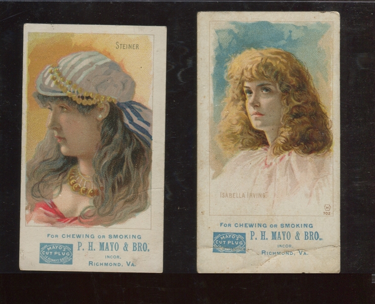 N532A Mayo Cut Plug Actresses Lot of (2) Cards