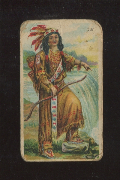 T128 Contentnea Indians Type Card #78