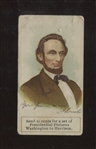 H600 Presidents "Send 10 Cents" Abraham Lincoln Type Card