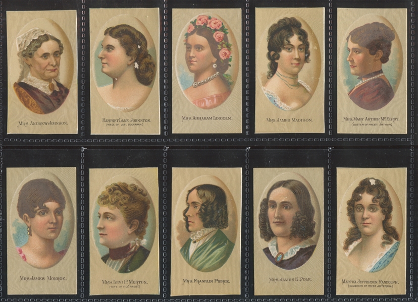N353 Consols Cigarettes Ladies of the White House Complete Set of (25)