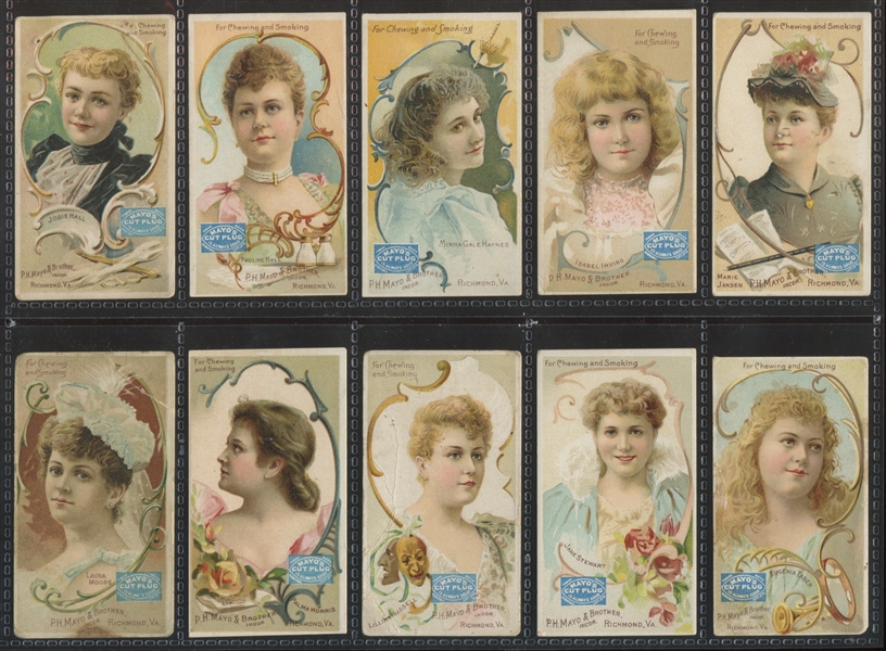 N295 Mayo Cut Plug Actresses Complete Set of (25) Cards