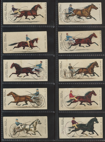 N231 Kinney Cigarettes Great American Trotters Complete set of (25) Cards