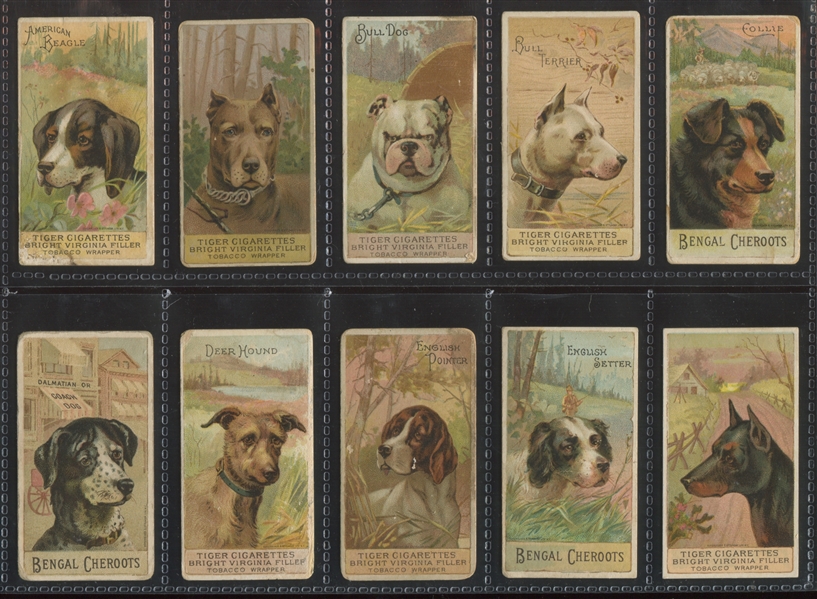 N375 H. Ellis Breeds of Dogs Complete Set of (25) Cards