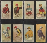 N22 Allen & Ginter Racing Colors Jockeys Lot of (8) Cards