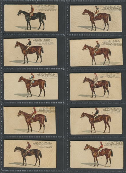 N229 Kinney Cigarettes American Horses Lot of (16) Cards