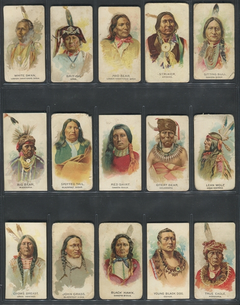 E46 Philadelphia Caramel American Indians Complete Set of (25) Cards