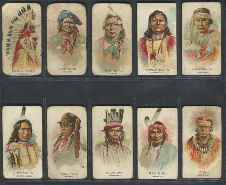 E46 Philadelphia Caramel American Indians Complete Set of (25) Cards