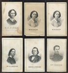 W50 L. Prang Presidents, Generals and Wives Lot of (18) Cards