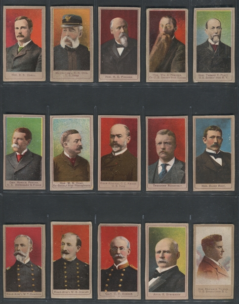 T175 Sweet Caporal Heroes of the Spanish War Near Complete Set (49/50) Cards
