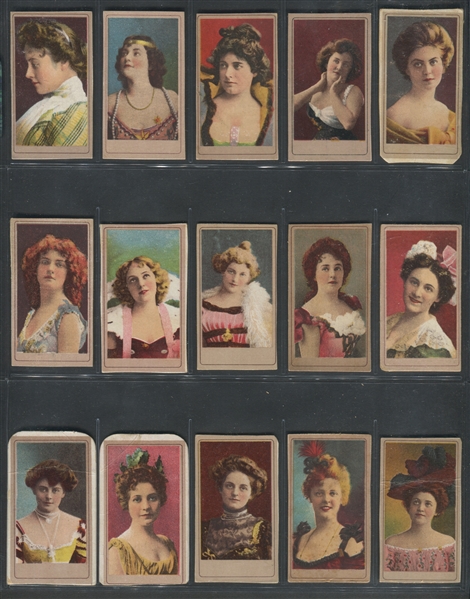 T176 Sweet Caporal Actress Complete Set of (24) Cards