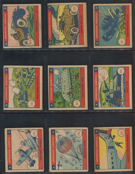 R40 Defending America Strip Card Complete Set of (48) Cards