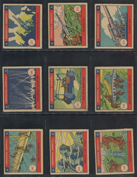 R40 Defending America Strip Card Complete Set of (48) Cards