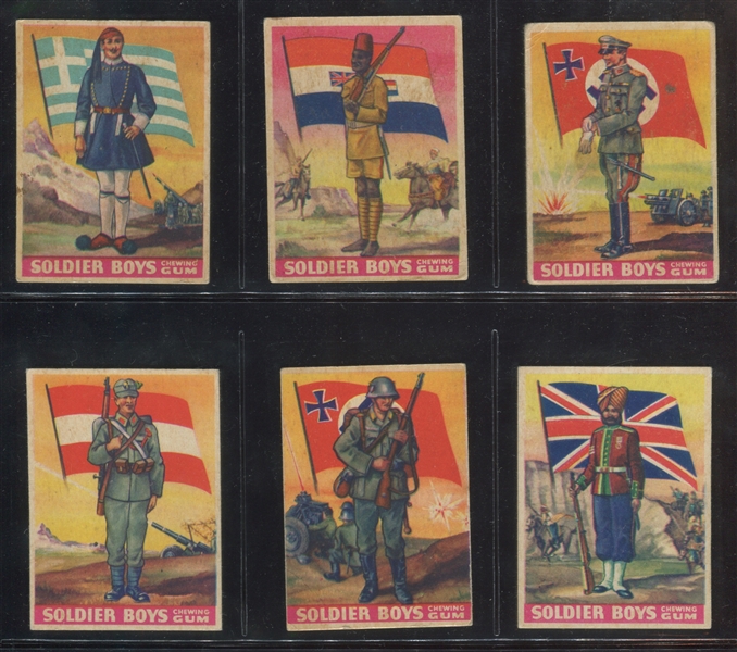 R142 Goudey Soldier Boys Complete Set of (24) Cards