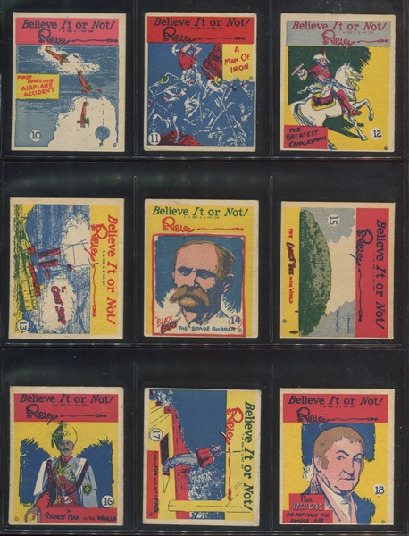 R21 Wolverine Gum Believe it or Not Complete Set of (24) Cards