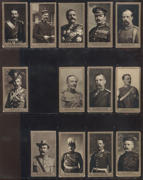 T403A/B American Tobacco Company Boer War Heroes Lot of (42) cards
