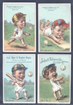 H804-1 "Baby Talk Series" Baseball Trade Cards Lot of (7) Cards