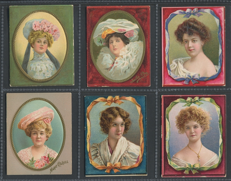 T26 Between the Acts Actresses Lot of (6) Cards