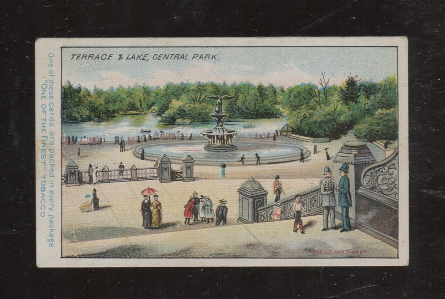 N287 Buchner New York City Scenes Terrace & Lake, Central Park Type Card