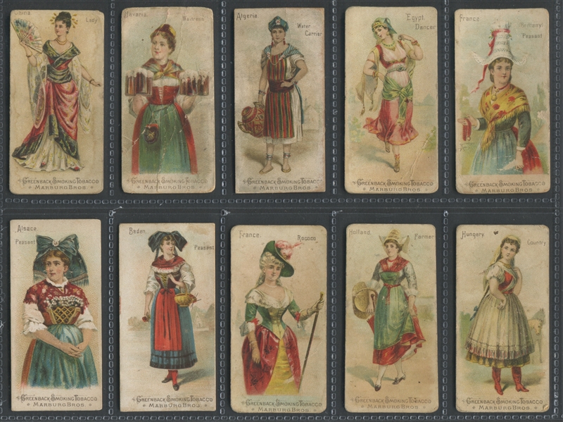 N407 Marburg National Costumes Lot of (20) Cards