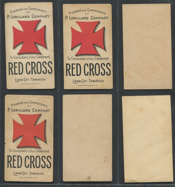 N268 Lorillard Red Cross Tobacco Circus Scenes Complete Set of (25) Cards