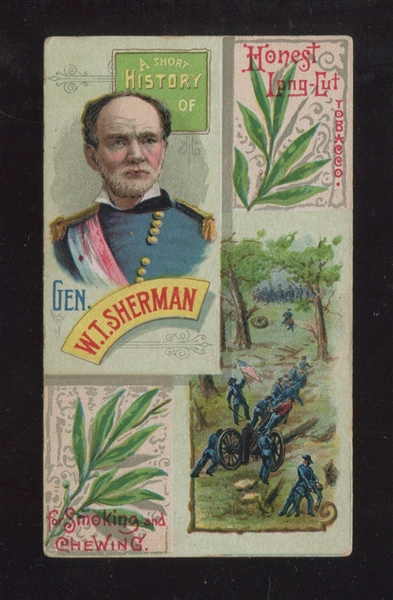 N114 Duke Tobacco Histories of Generals - W. T. Sherman