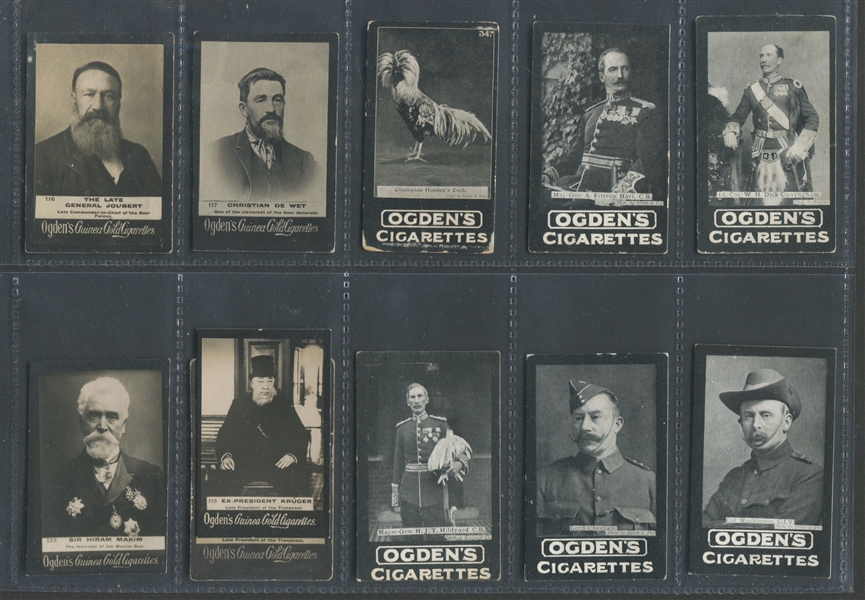 1910's Ogden's Guinea Gold and Tabs Collection of 120+ Cards