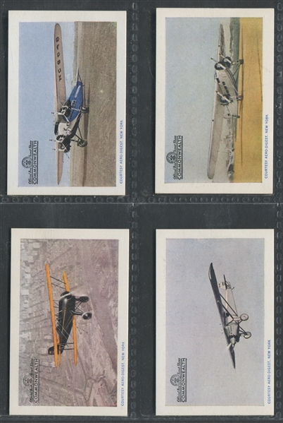 H410 Commonwealth Shoes Makes of Planes Complete Set of (12) Cards