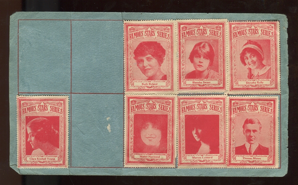 Interesting Movie Star Stamps Lot of (51) Stamps