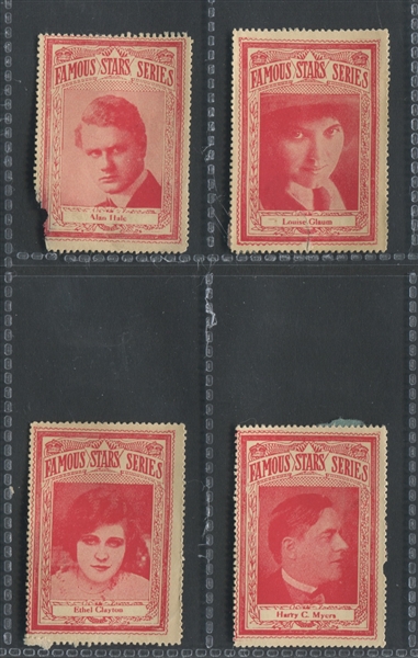 Interesting Movie Star Stamps Lot of (51) Stamps