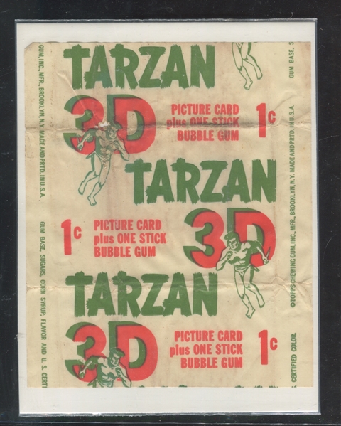 1953 Tarzan 3D One Cent Wrapper