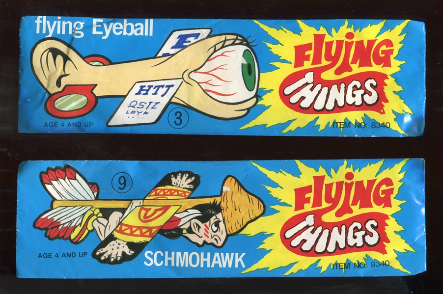 1966 Topps Flying Things (First Series) Unopened Pack Lot of (4)