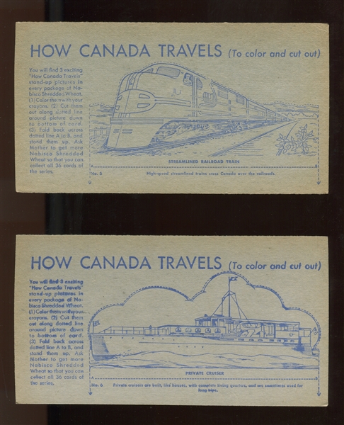 FC14-6 Nabisco Canada How Canada Travels Near Complete Set (35/36)