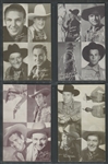 1950s Exhibit 4-in-1 Western Cards Lot of (10)